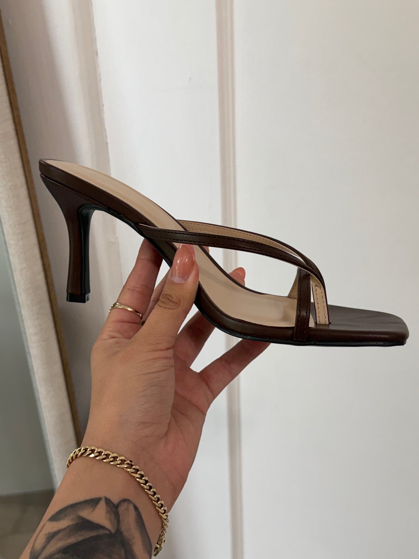 MARIA BROWN HEELS