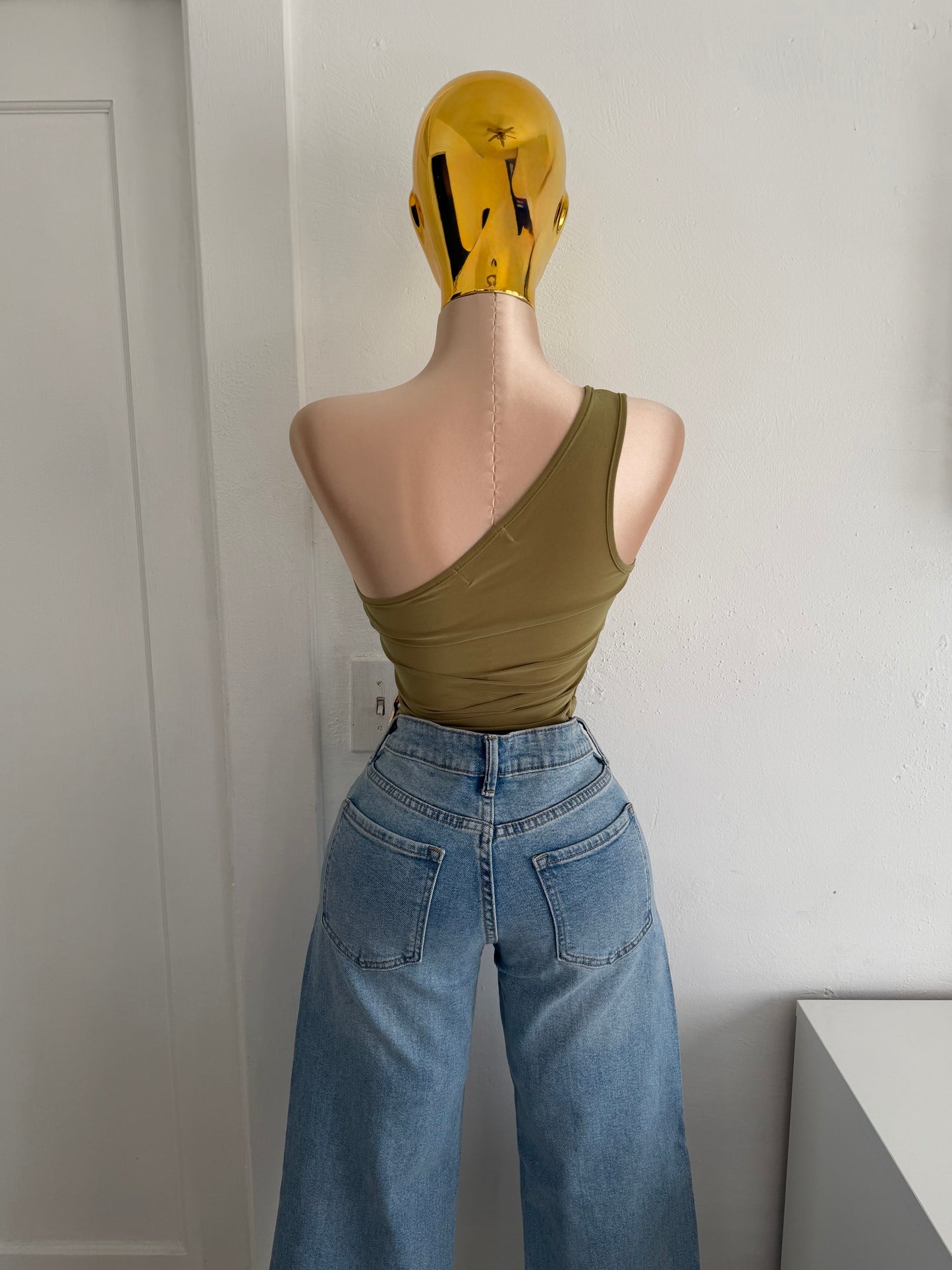 Sofia olive top