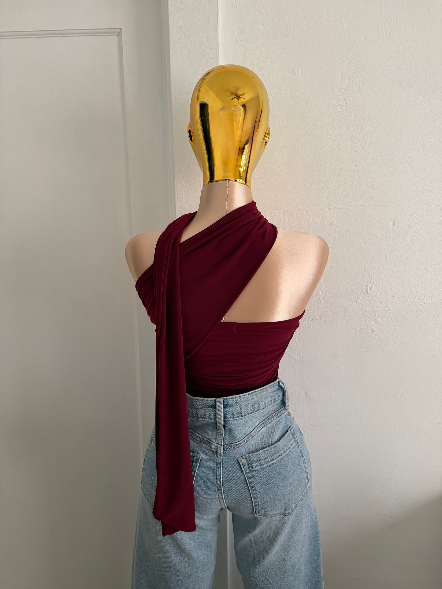 Vicky Burgundy top