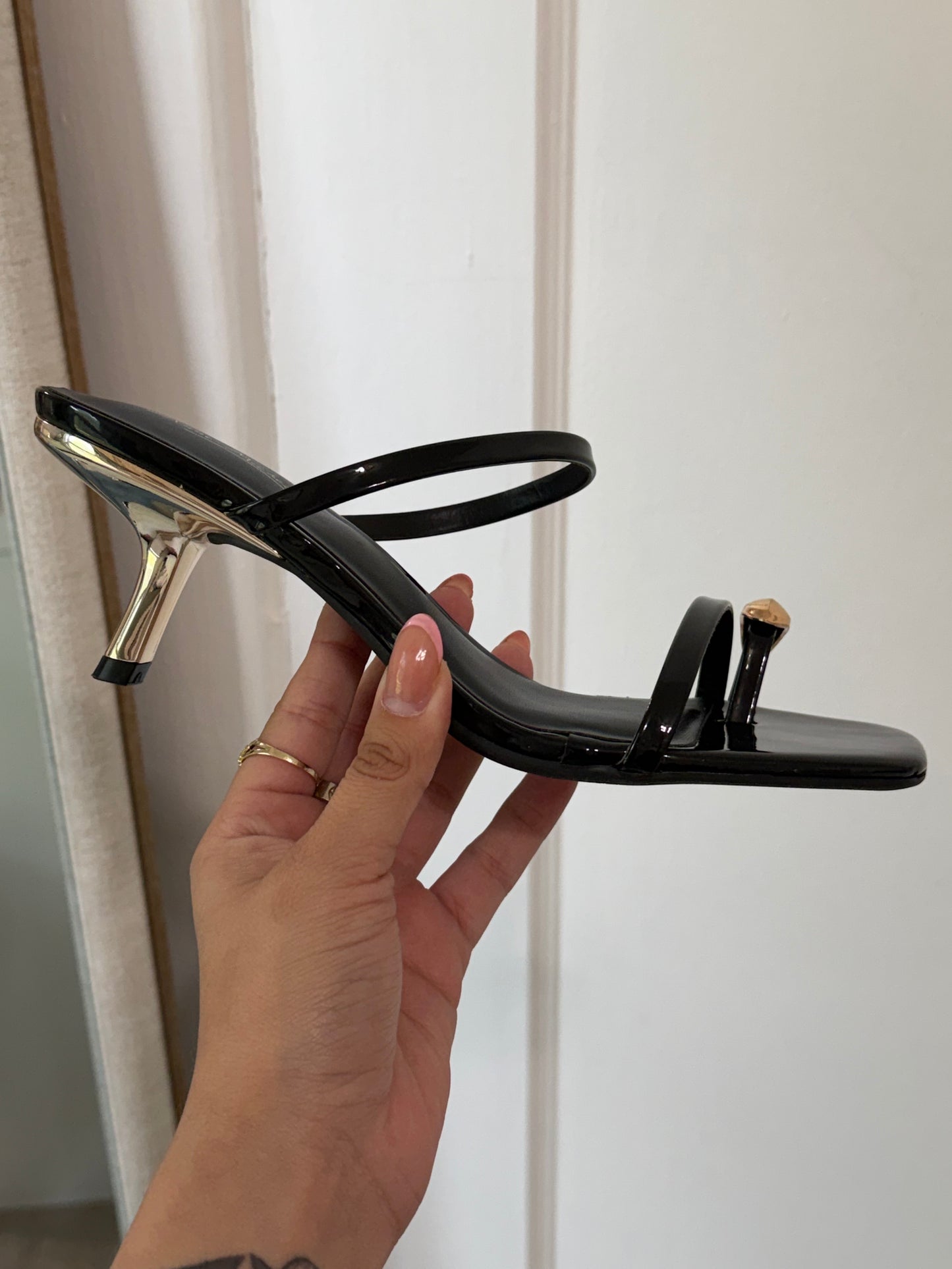 Lucia black heel