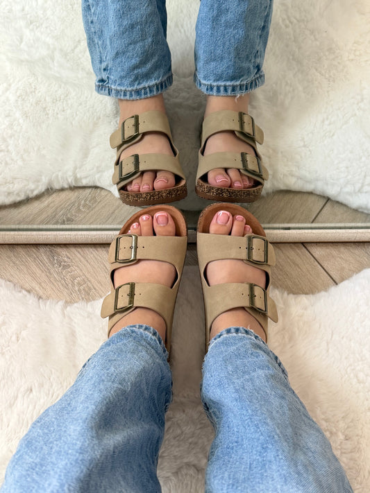 Ana Taupe Slide