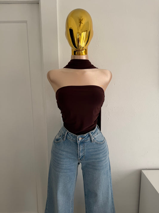 Vicky brown top