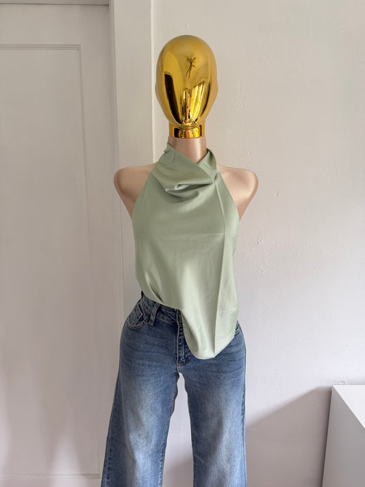 Romina pistachio top
