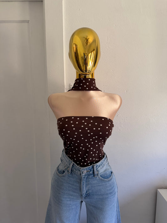 doris brown top