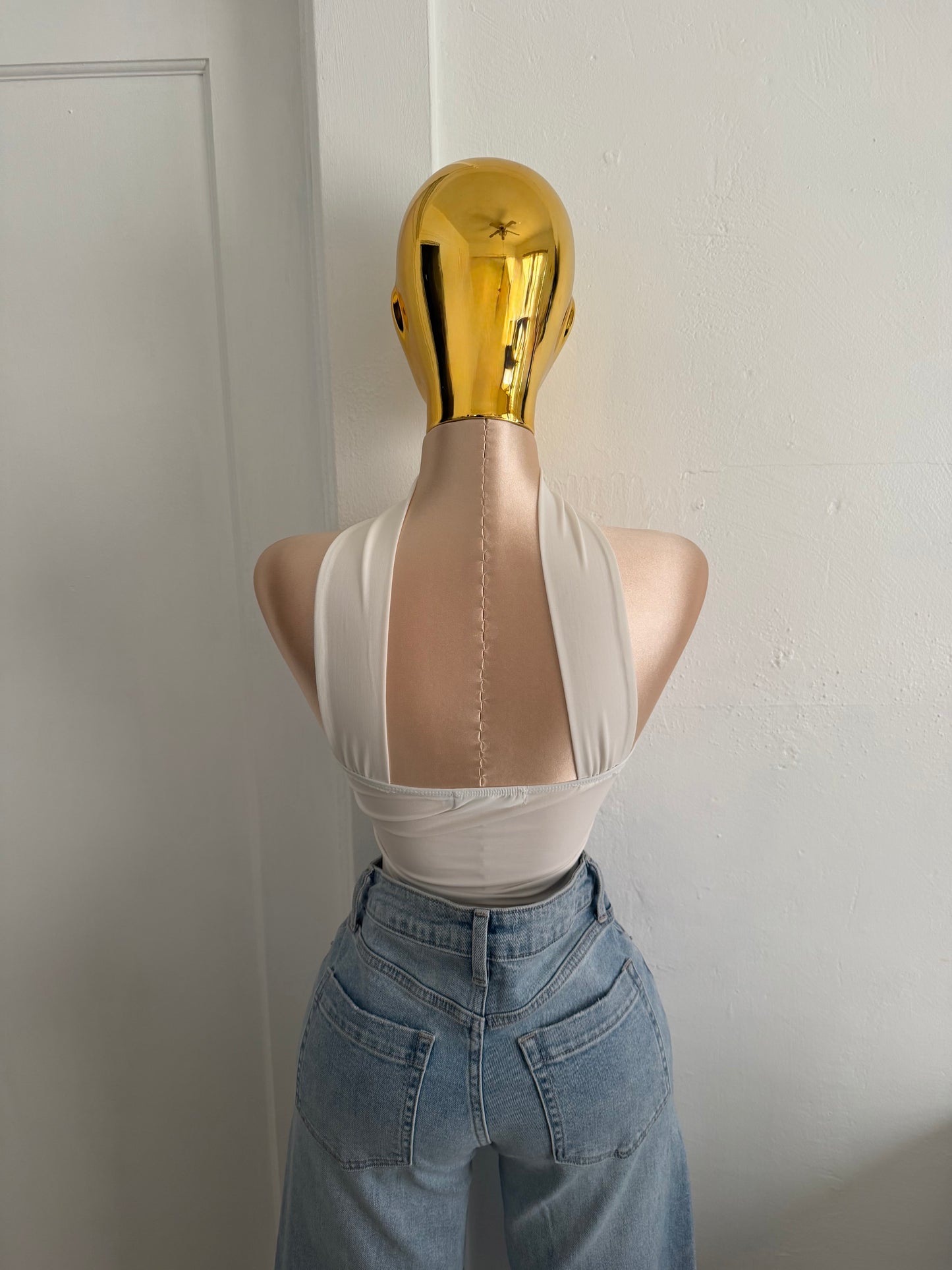 Leslie white top