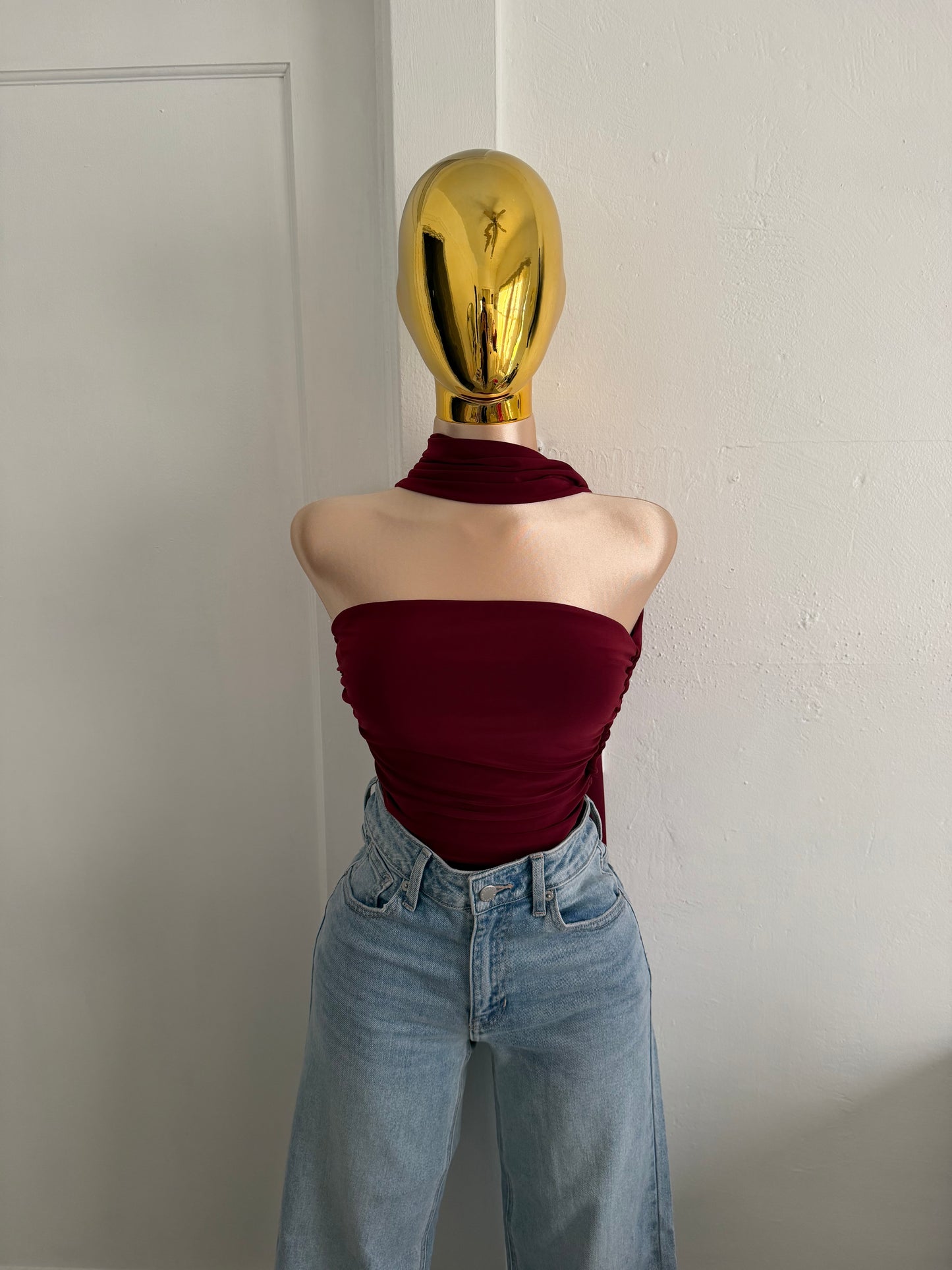 Vicky Burgundy top