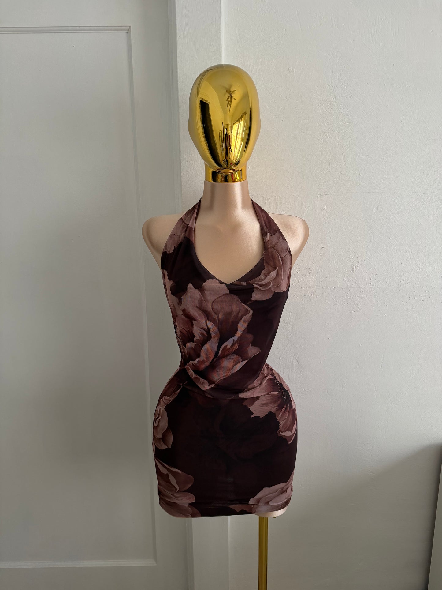 karla brown dress
