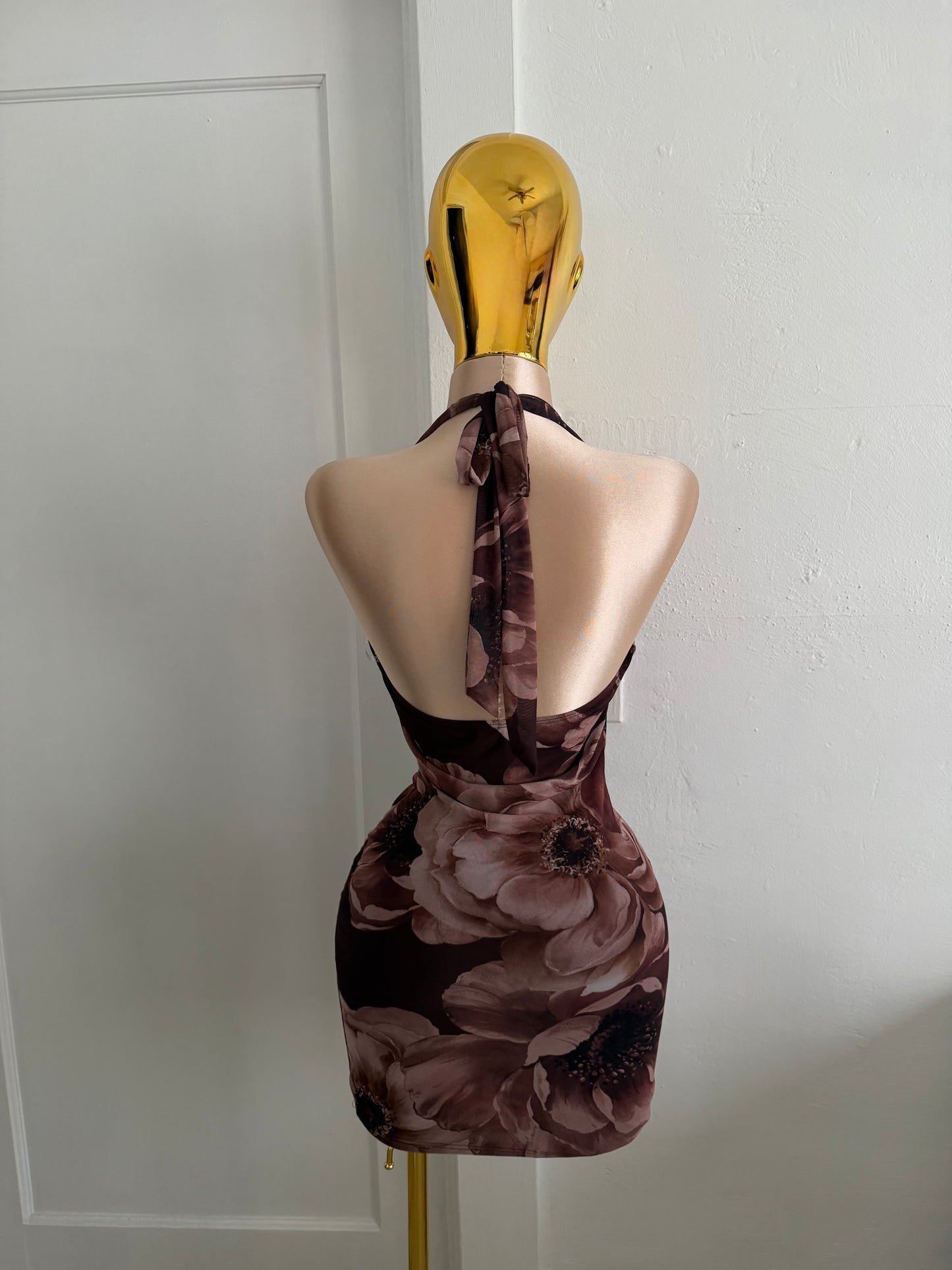 karla brown dress