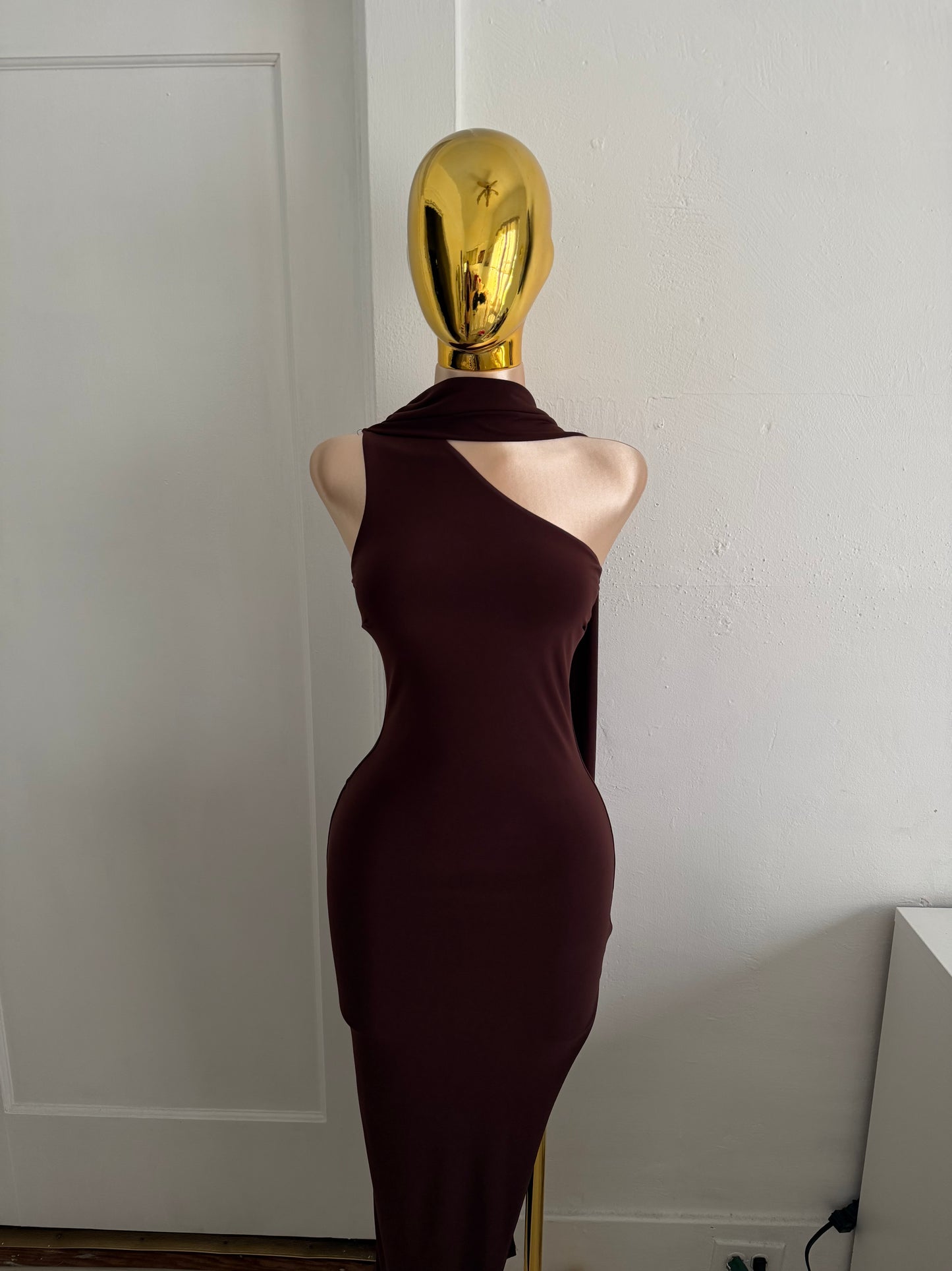 Marisol brown dress